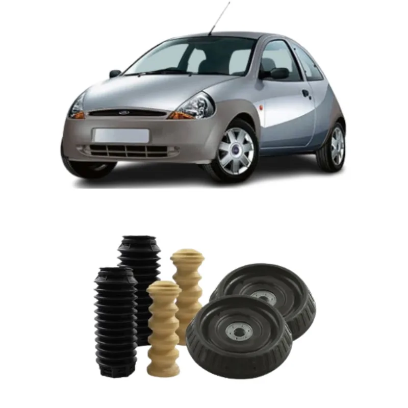 Kit amortecedor ká 97/07 fiesta 96/07 traseiro completo