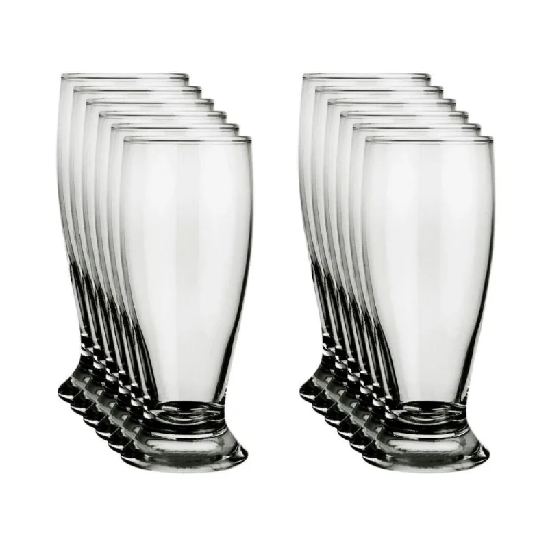 Jogo 12 Copos Cerveja Beer 200Ml Copo Taça Tulipa Chopp Suco