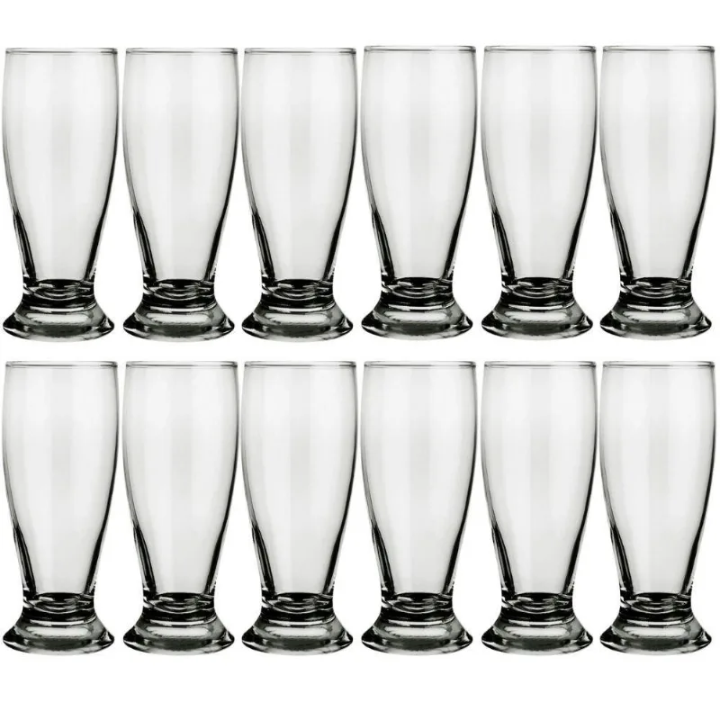 Jogo 24 Copos Cerveja Beer 200Ml Copo Taça Tulipa Chopp Suco