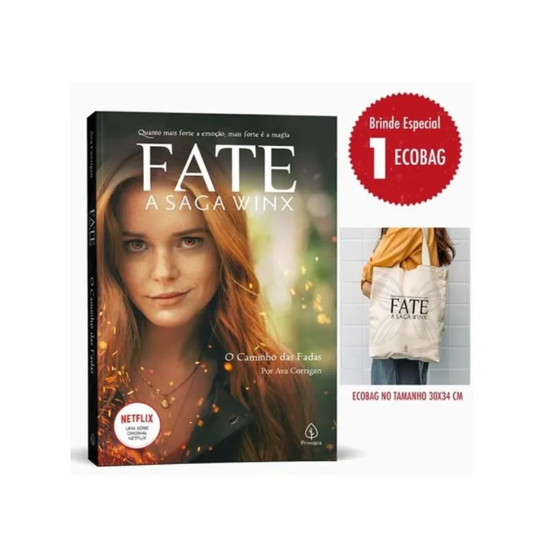 KIT WINX - ELEMENTO FOGO (ECOBAG E LIVRO)