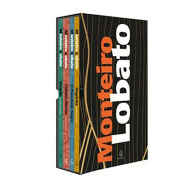 Livro Monteiro Lobato Com 4 Livros E Marcadores De Páginas Princi Pis Ciranda (MP)