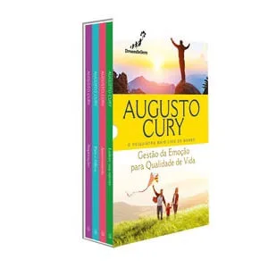 Box Augusto Cury - Gestão da Emoção para Qualidade de Vida com 4 marcadores de página - Não Disponível - Livros