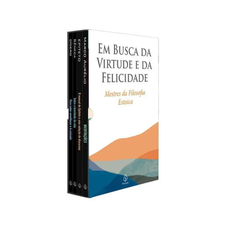 EM BUSCA DA VIRTUDE E DA FELICIDADE BOX