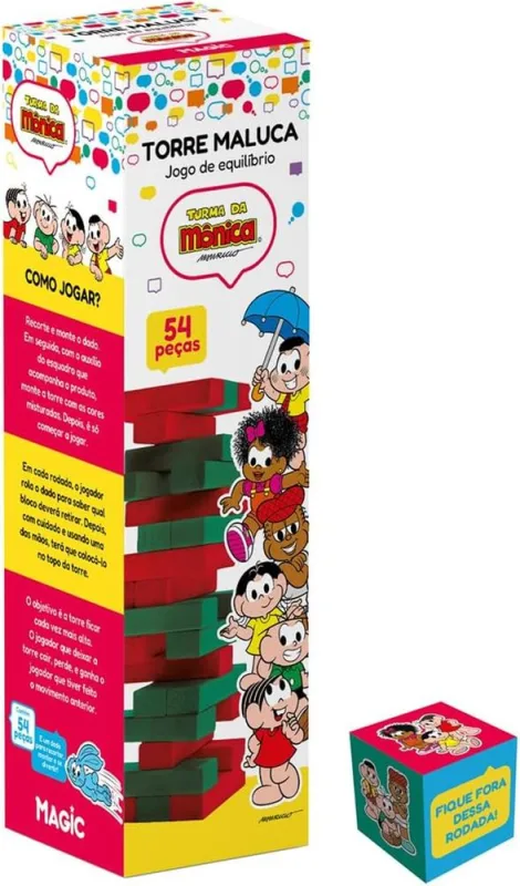 Jogo Torre Maluca Turma Da Mônica - LC