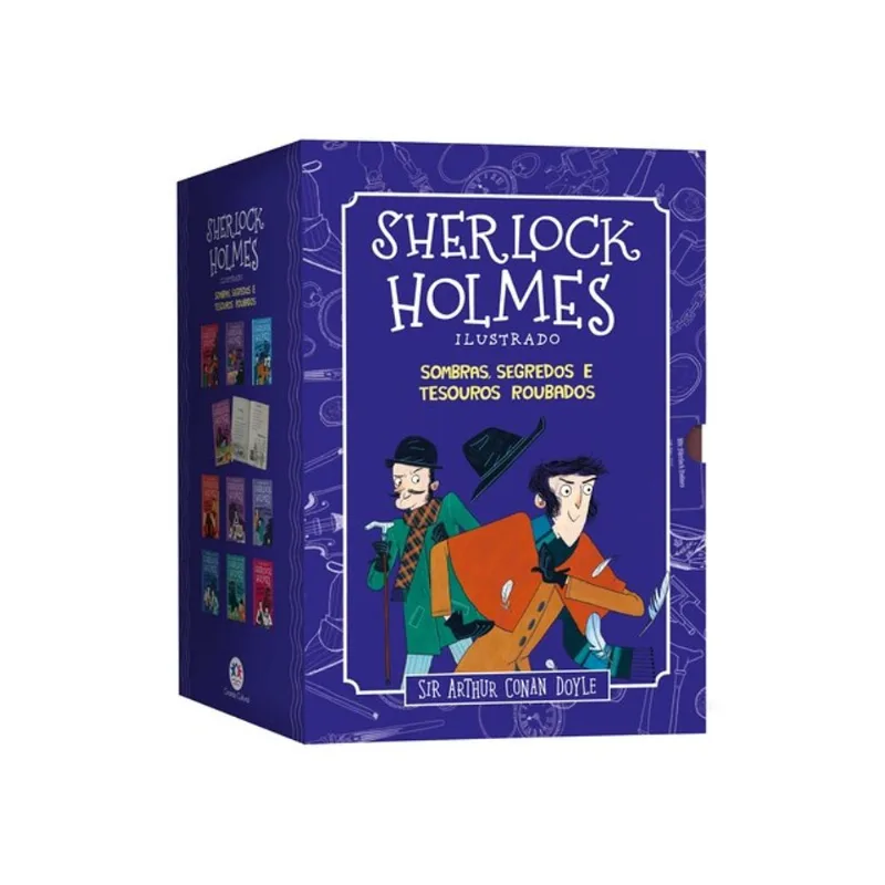 SHERLOCK HOLMES ILUSTRADO - O SOMBRA, SEGREDOS E TESOUROS ROUBADOS - BOX