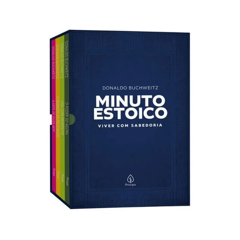 BOX ESTOICISMO: 4 LIVROS PARA VIVER COM SABEDORIA - COLEÇÃO MINUTO ESTOICO