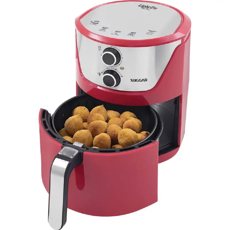 Fritadeira Sem Óleo Suggar Ligth Fry 6L Vermelha 110V FT5501VM