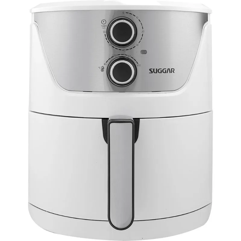 Airfryer Fritadeira Lightfry Branca Em Inox 4L 127V Suggar - Suggar