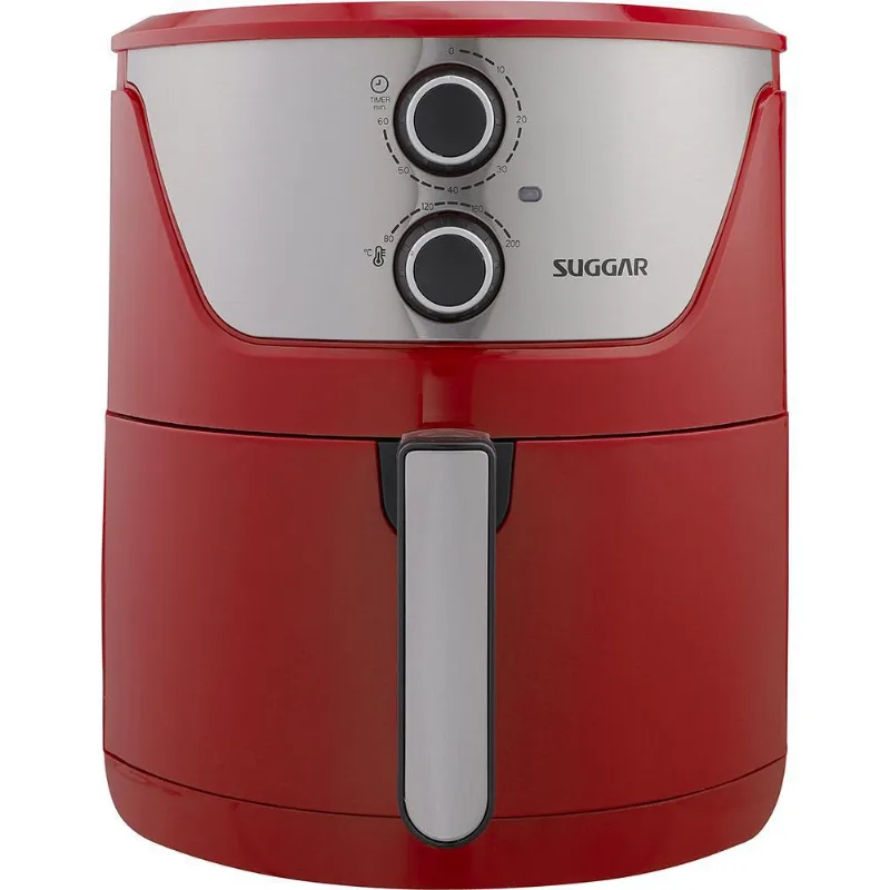 Airfryer Fritadeira Lightfry Vermelha Em Inox 4L 127V Suggar - Suggar