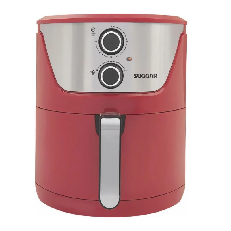 Airfryer Fritadeira Lightfry Vermelha Em Inox 4L 220V Suggar - Suggar