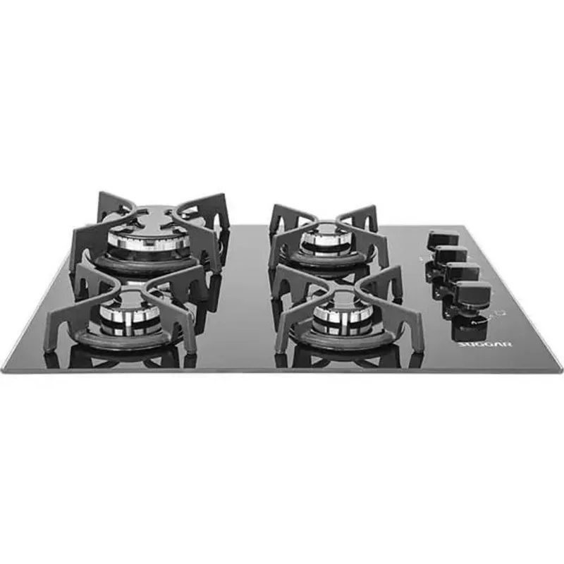 Cooktop Suggar 4 Bocas Ferro Fundido Preto Bivolt Fg4404fvp Bivolt