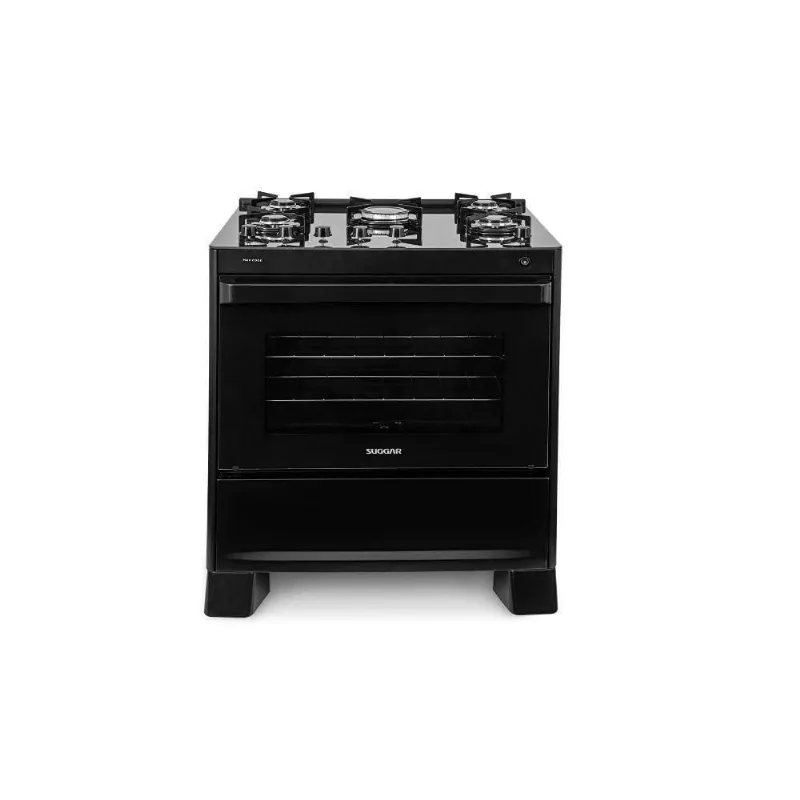 Fogao Suggar Max Cook 5q Preto Bivolt Fgv509pt Bivolt - Suggar