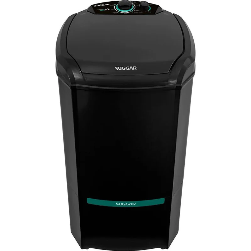 Lavadora de Roupa Semi-Automática Suggar Lavamax Eco 20 KG Preto / 220v - Suggar