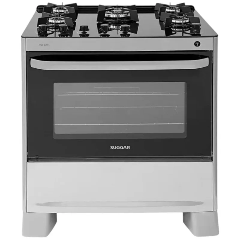 Fogão 5 Bocas Suggar Max Glass Prix Bivolt (MP) - Suggar