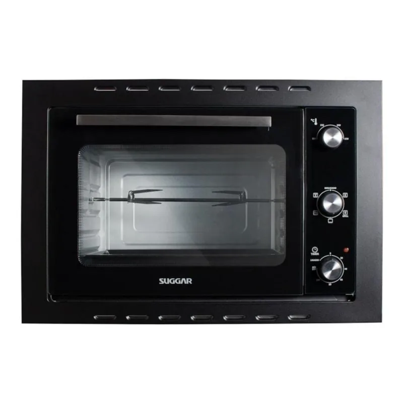 Forno Elétrico Embutir Suggar FE5001PT 50L 1800W Grill Espeto Giratório Preto 110V - suggar