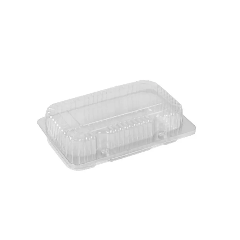 Embalagem Pet Retangular Articulada - Kit c/ 50 Unidades