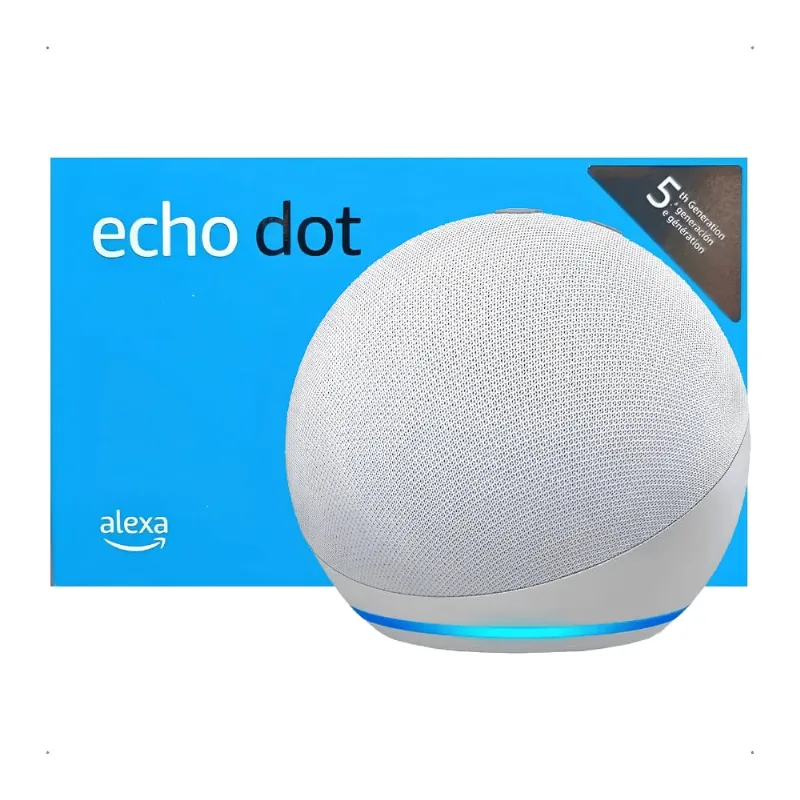 Alexa Amazon Echo Dot 5° Geração Assistente Virtual Cor Branca