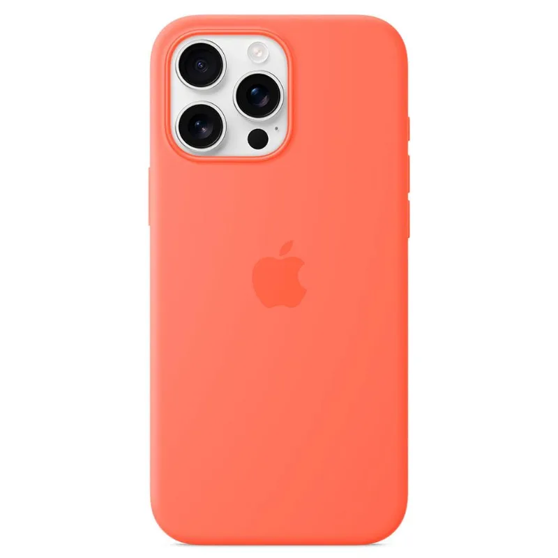 Capa Para Iphone 16 Pro Max Com Magsafe Em Silicone Tangerina - Apple - Mdgx4zm/a