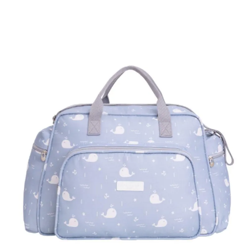 Bolsa de Maternidade Grande Fundo Do Mar Pirulitando Baby Único