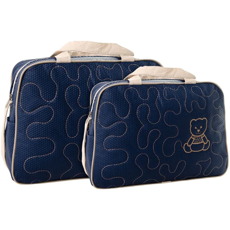 Kit Bolsas Maternidade Mave Baby 219/220 Azul Marinho