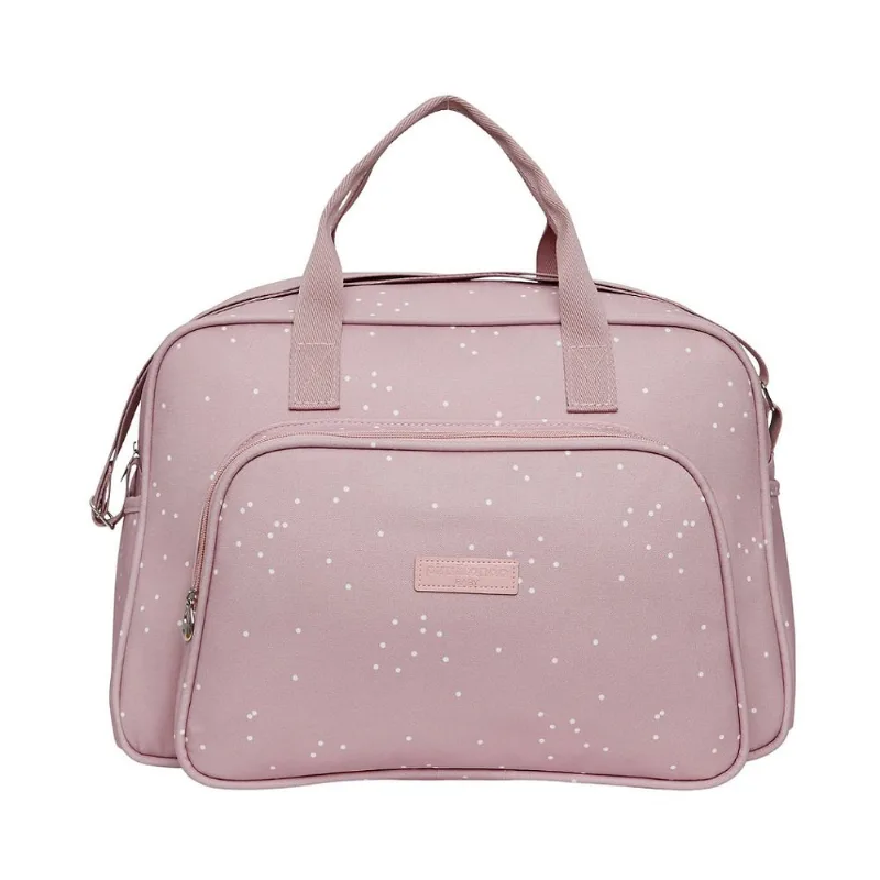 Bolsa Maternidade Grande Bolinhas Rosa - Pirulitando - Pirulitando