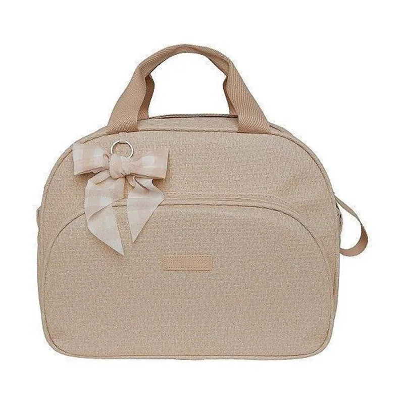 Bolsa De Maternidade Pirulitando Baby Grande Raízes Marfim