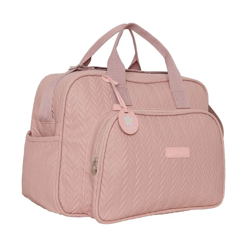 Bolsa Maternidade Grande Refúgio Rosê - Pirulitando - Pirulitando