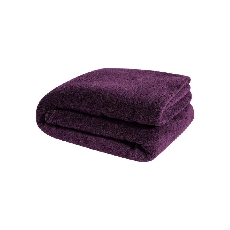 Manta Queen Soft Fleece Lisa 1 Peça Roxo