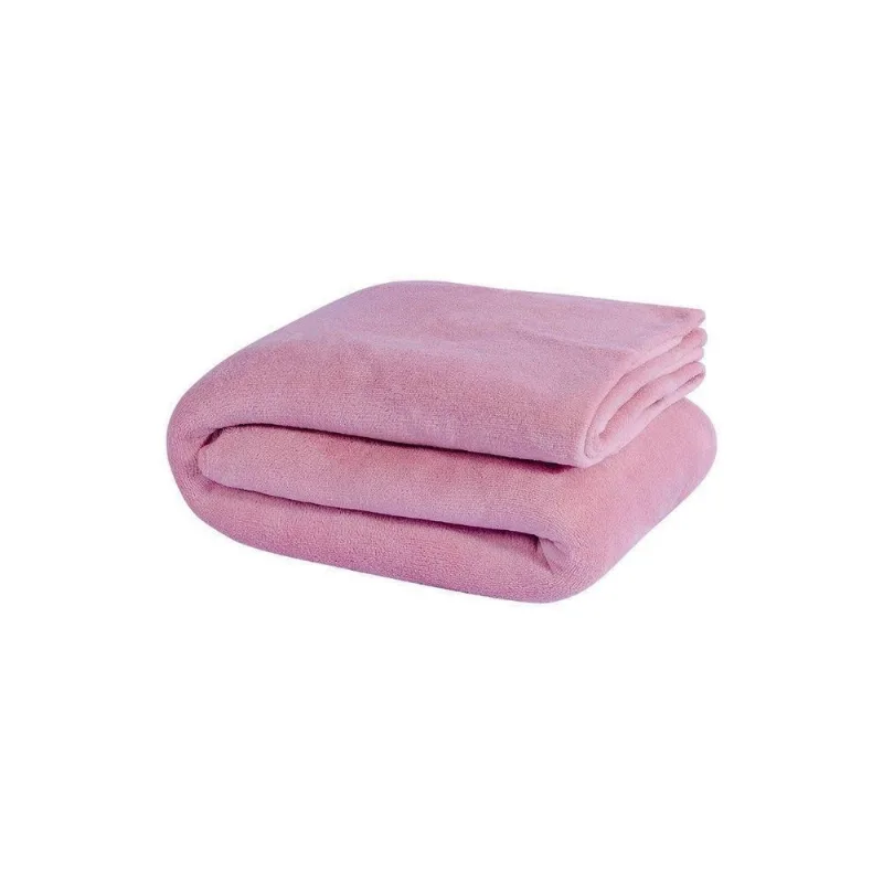 Manta Soft Queen 1 Peça Fleece To Decorando 100% Poliéster - Rose