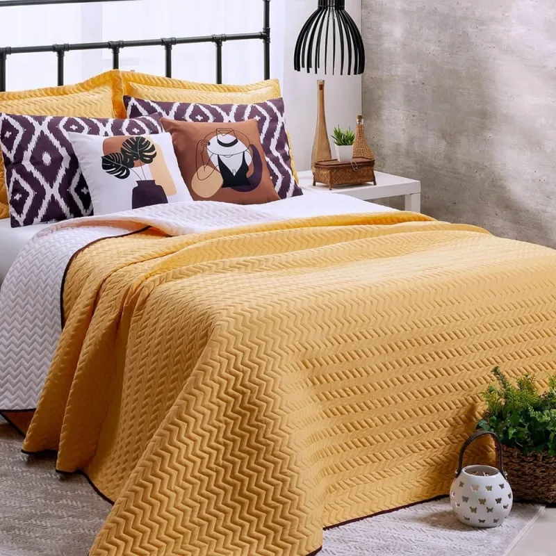 Cobre Leito Queen Colorful Dupla Face 200 Fios 7 Peças - Summer Soul - CASA MODELO E TÔ DECORANDO