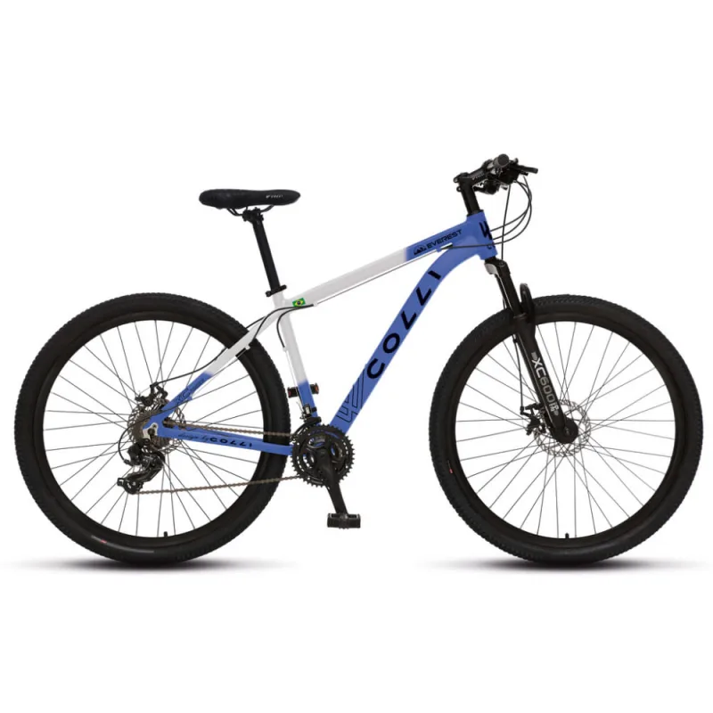 Bicicleta Colli Everest Aro 29 Branca e Azul - COLLI - Bazar