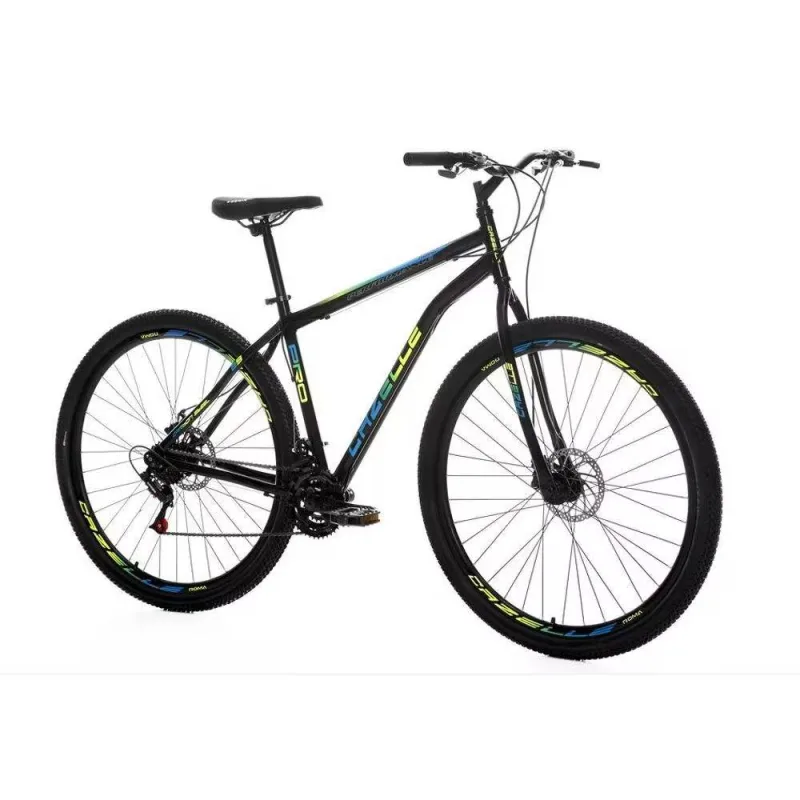 Bicicleta Colli Cazelle Aro 29 21 Marchas Preta/Azul e Amarela - COLLI - Bazar