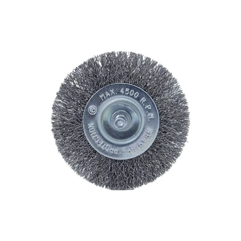 Escova de Aço Circular 1/4" com Haste Rayco Escova de Aço Circular 1/4" 75mm com Haste Rayco