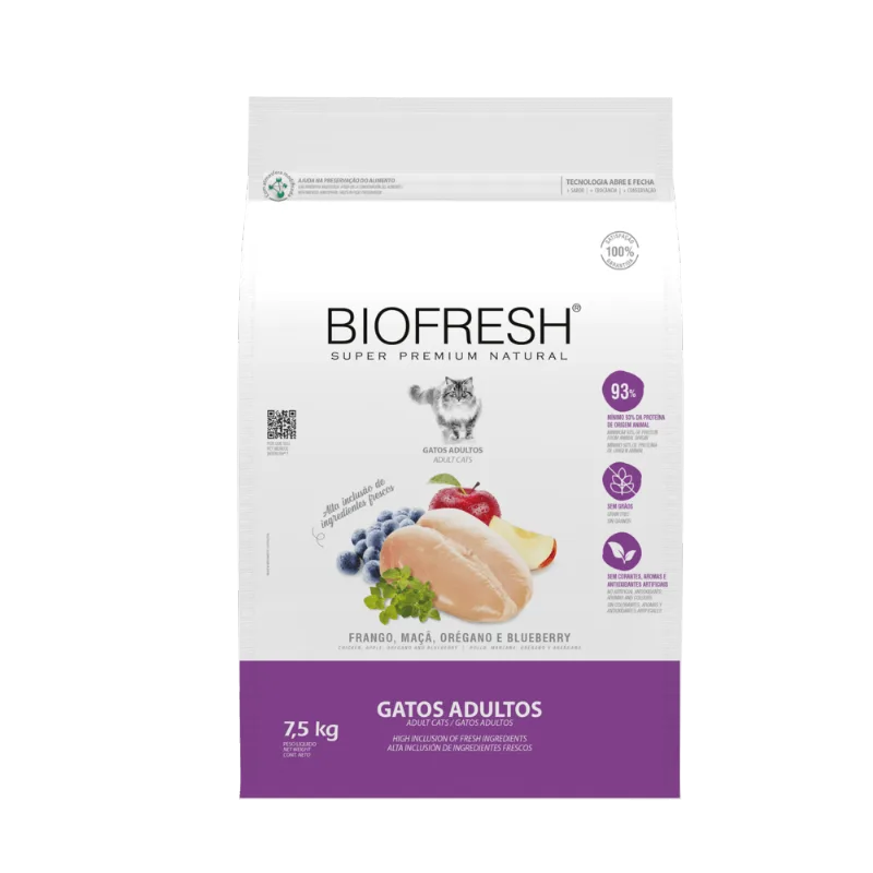 Ração Biofresh Gatos Adultos 7,5kg