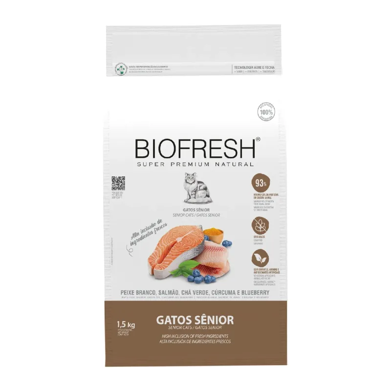 Ração Biofresh Gatos Sênior Peixe Branco - Biofresh - Gatos