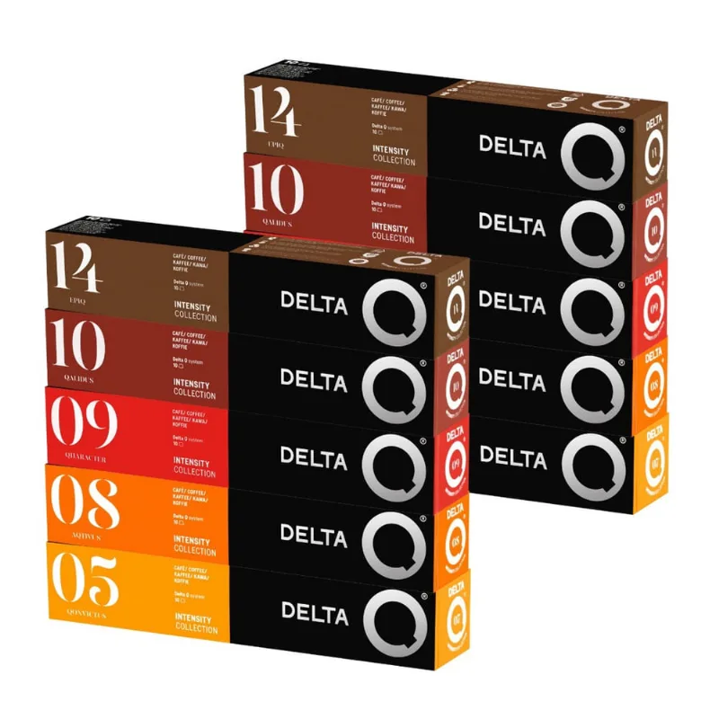 100 Cápsulas Delta Q – Degustação Café - Cafeteira Delta Q
