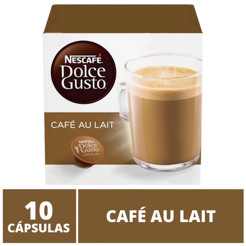 10 Capsulas Dolce Gusto, Capsula Café Au Lait