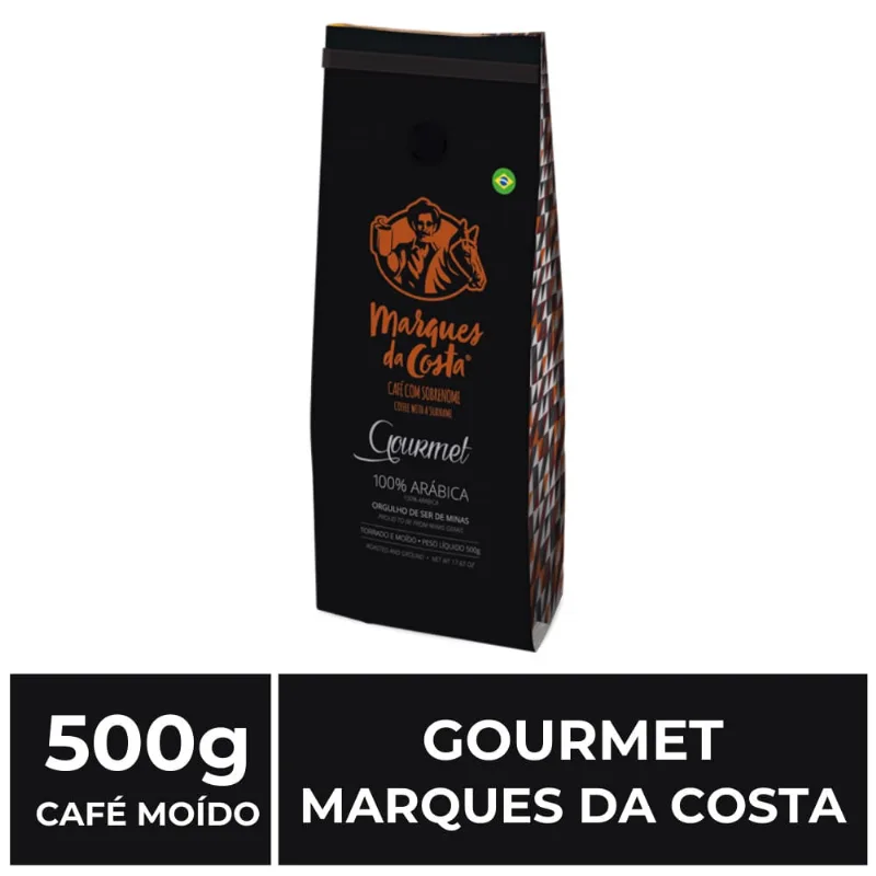 1 Pacote de Café Moído, Gourmet, Marques da Costa