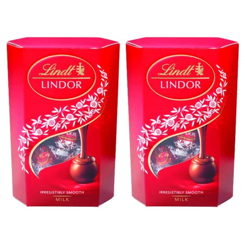 Kit Bombons De Chocolate Suiço 2 Caixas De 75g - Lindor - Não Informado - Mercearia