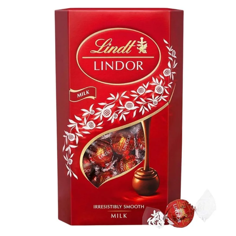 Bombons De Chocolate Suiço, Lindt Lindor, 1 Caixa De 337g - Não Informado - Mercearia