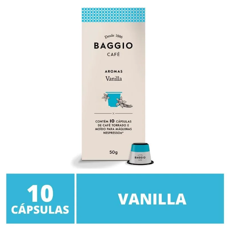 10 Cápsulas Nespresso – Vanilla - Baggio Café