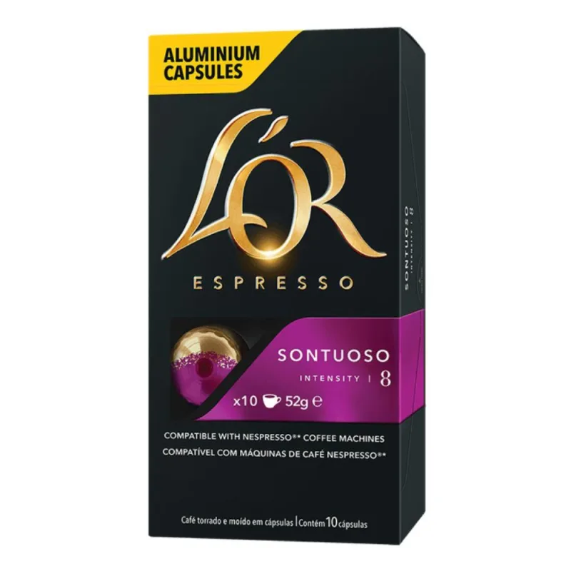 Cápsulas Para Nespresso, Sontuoso, Café Lor - Não Informado - Mercearia