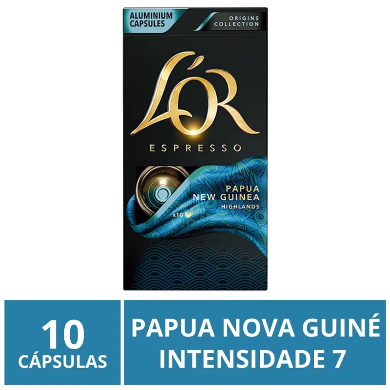 Cápsulas para Nespresso, Café Lor, Papua Nova Guiné