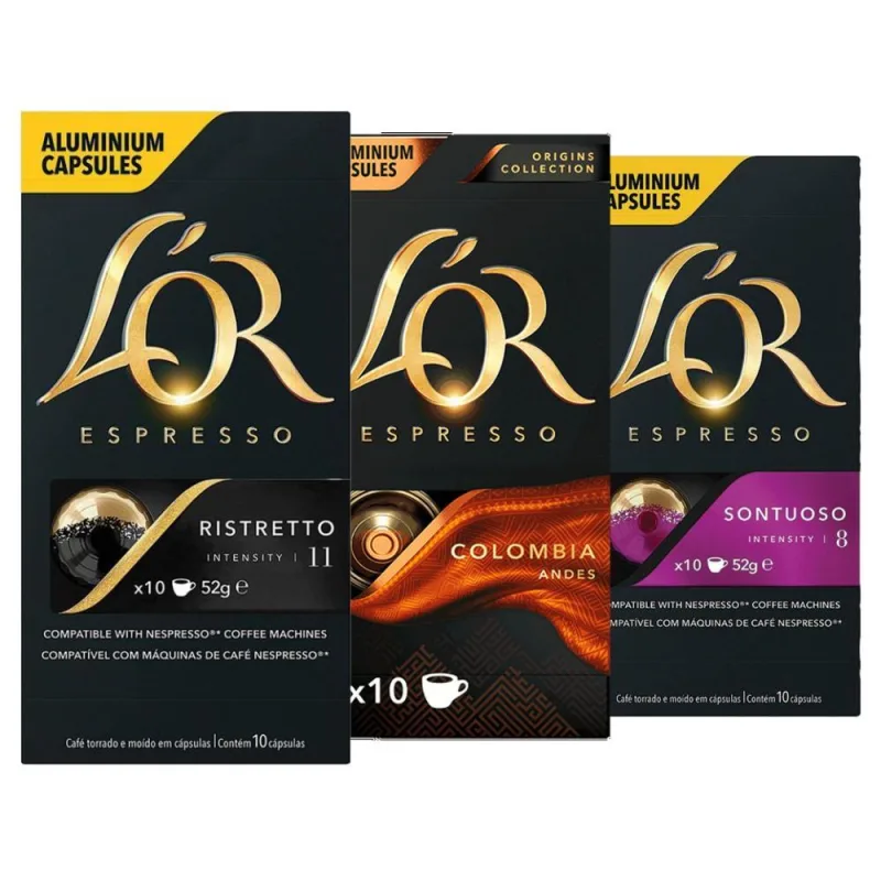 30 Cápsulas Para Nespresso, Café Lor - Não Informado - Mercearia