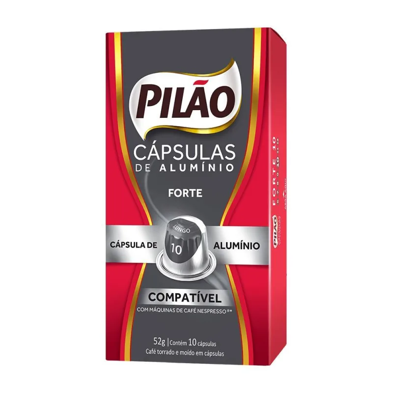 Café Pilão, Cápsulas Para Nespresso, Forte - Não Informado - Mercearia