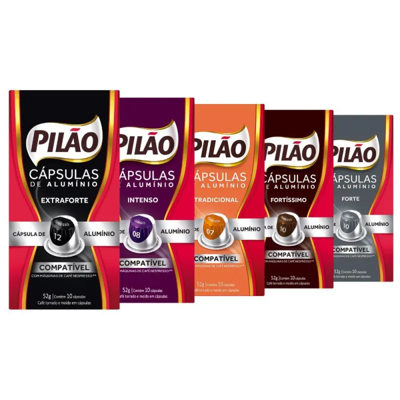 50 Cápsulas, Café Pilão Para Nespresso - Cafezale - Nespresso - Mercearia