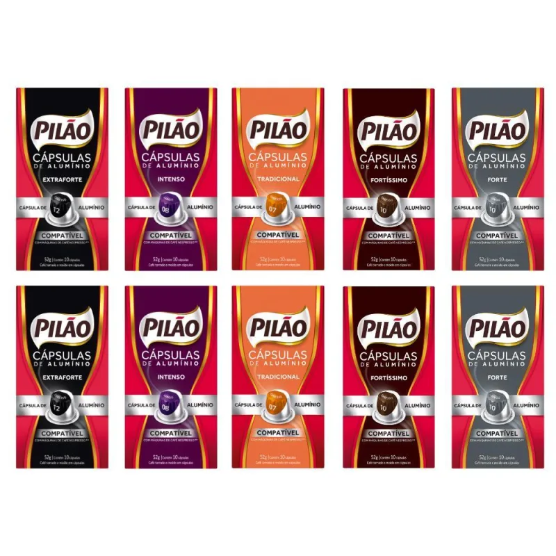 100 Cápsulas, Café Pilão Para Nespresso - Cafezale - Nespresso - Mercearia