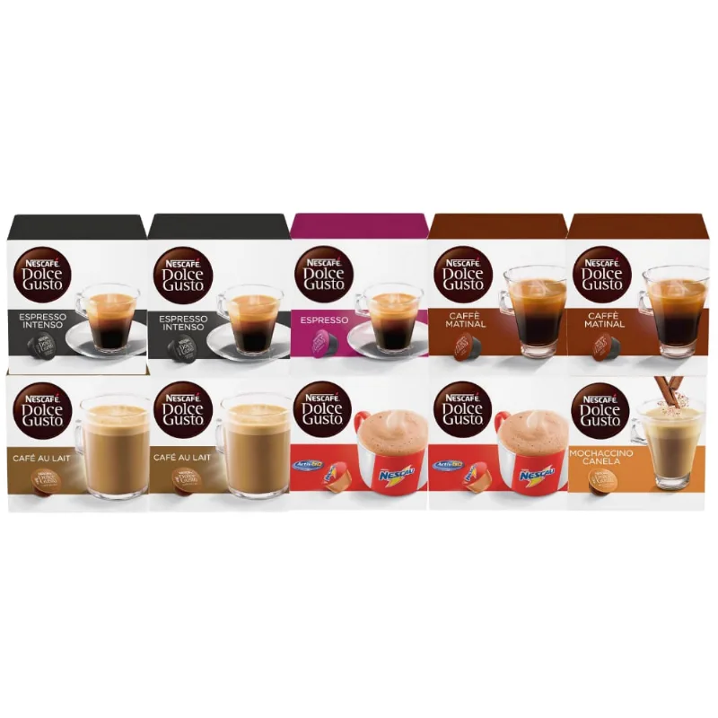 100 Cápsulas Dolce Gusto, Café e Bebida Cremosa - Cafezale