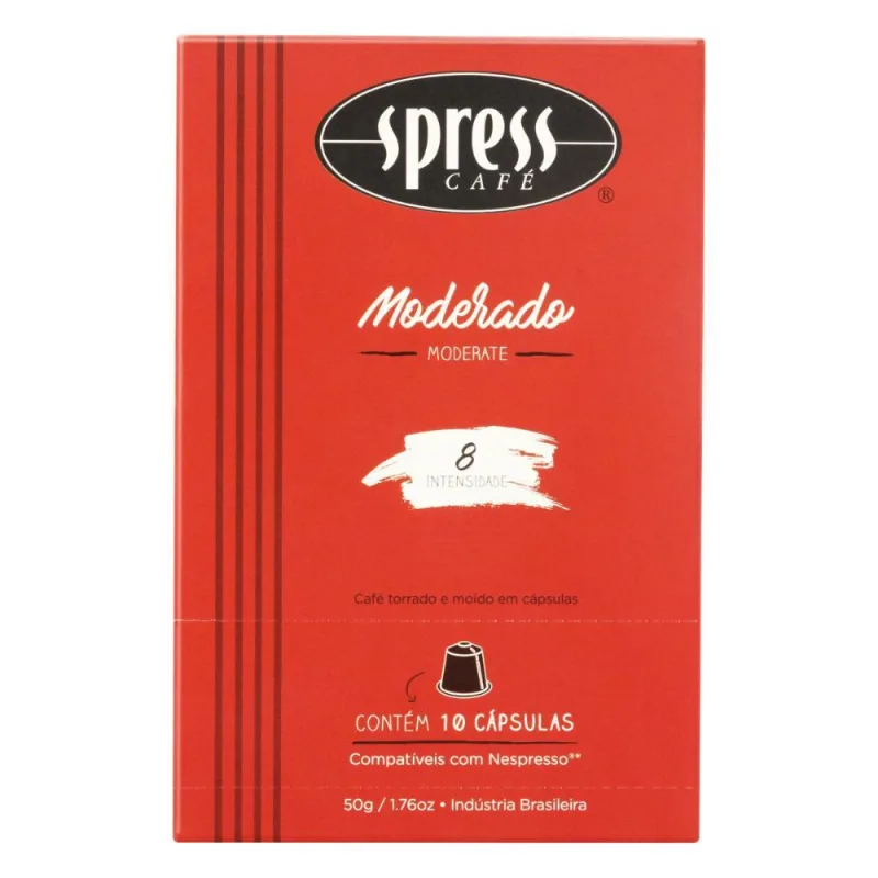 Cápsulas Para Nespresso, Moderado, Spress Café - Não Informado