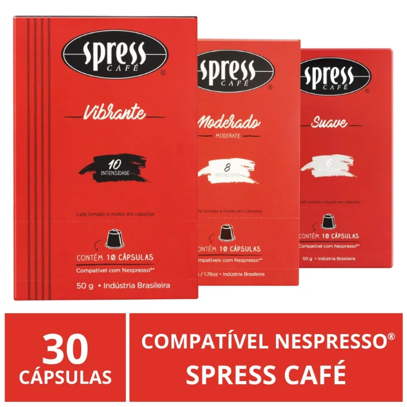 30 Cápsulas para Nespresso, Spress Café